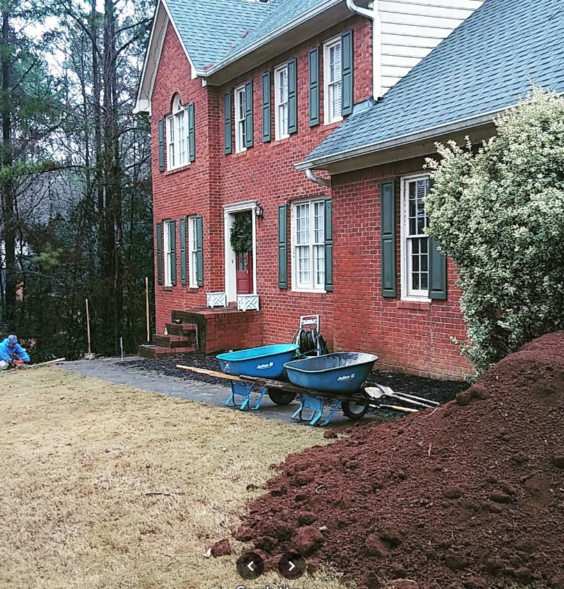 Professional mulch delivery